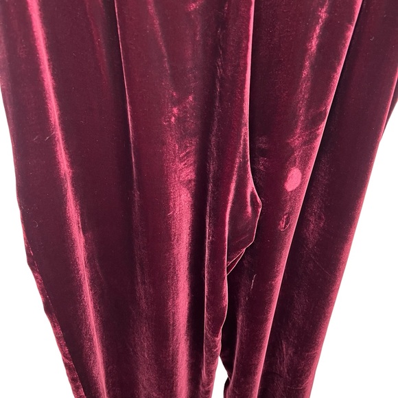 Eileen Fisher Wide Leg Velvet Pants L - Picture 3 of 5